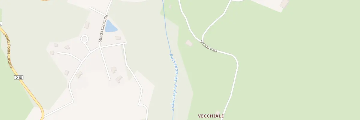 Plan du 979 Tribiole à Castirla