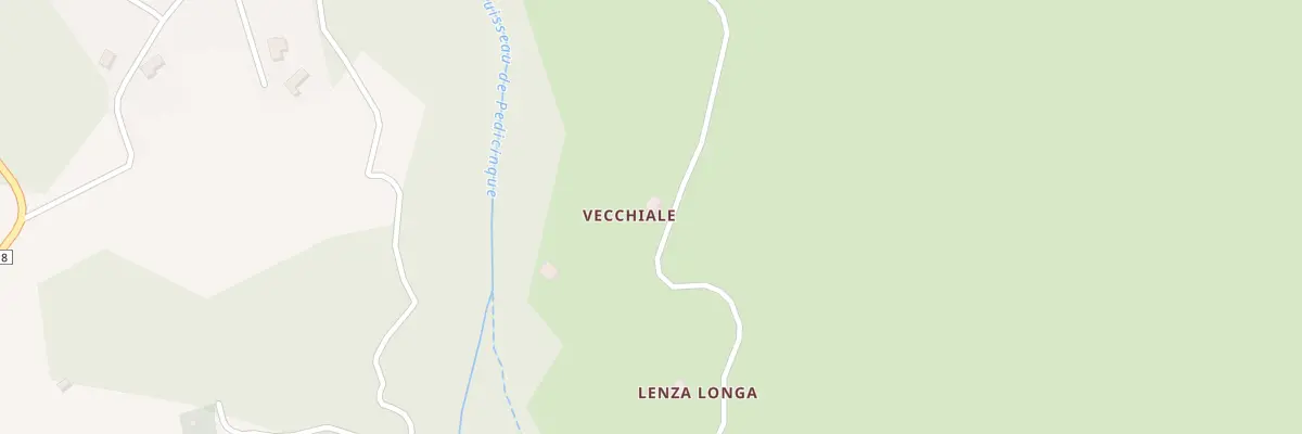 Plan de Vecchiale à Castirla