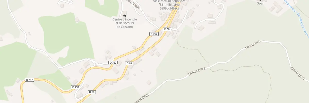 Plan du 5122 Casanova à Cozzano
