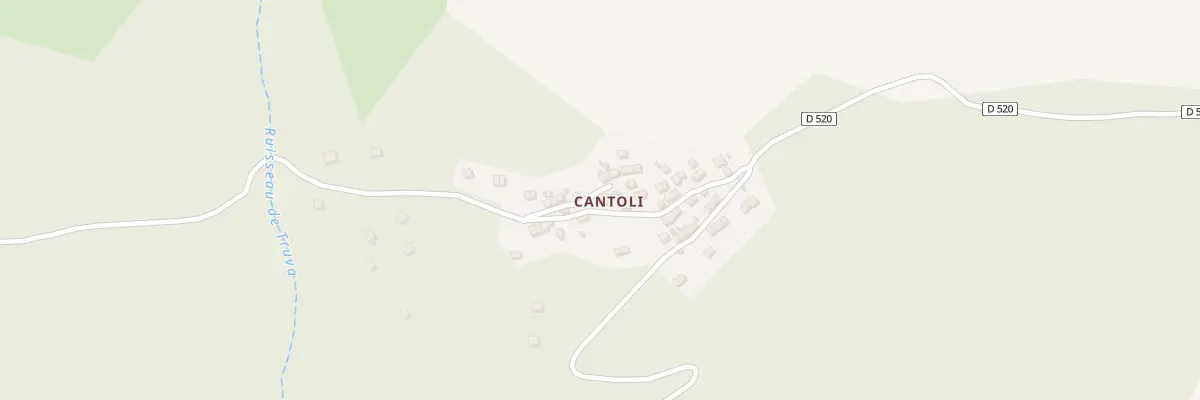 Plan du 5275 Cantoli à Quenza