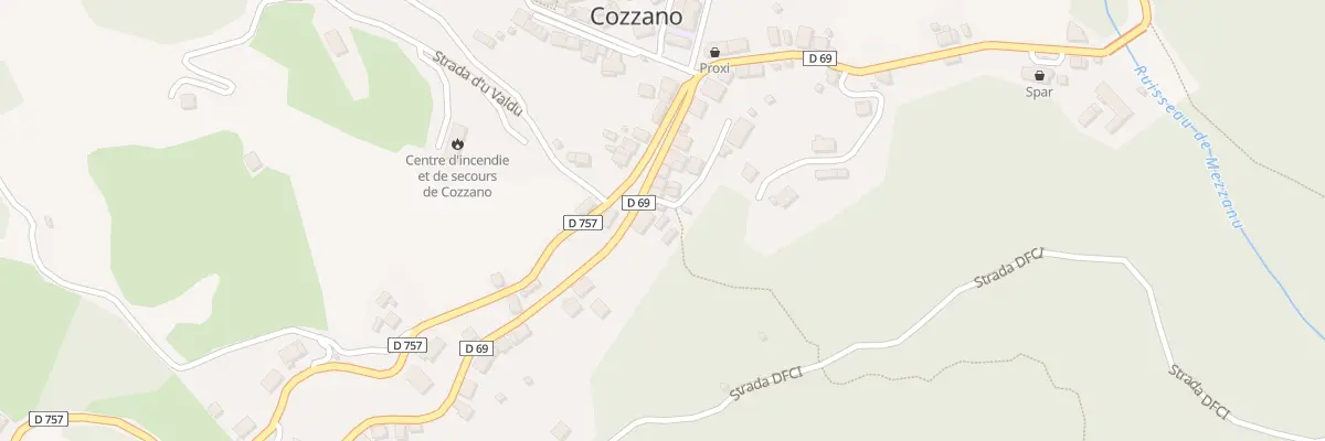 Plan du 5080 Parata à Cozzano