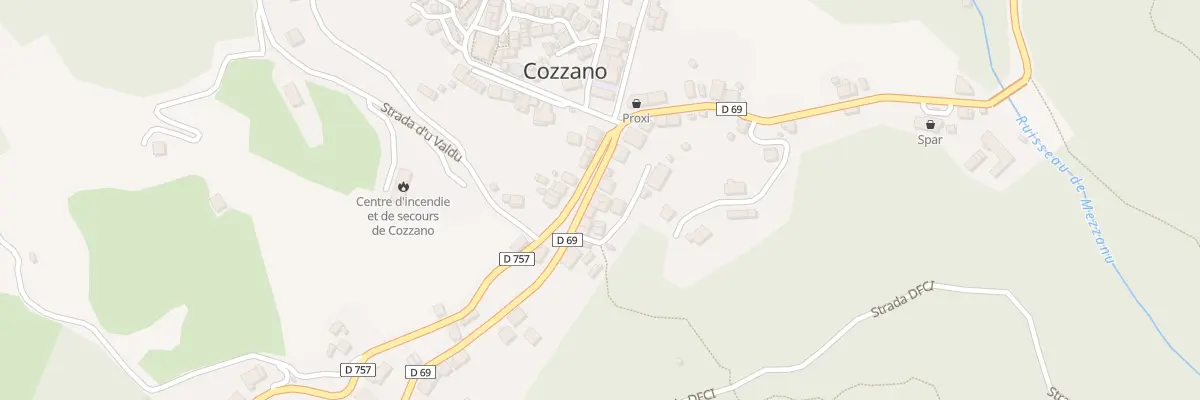 Plan du 5087 Parata à Cozzano
