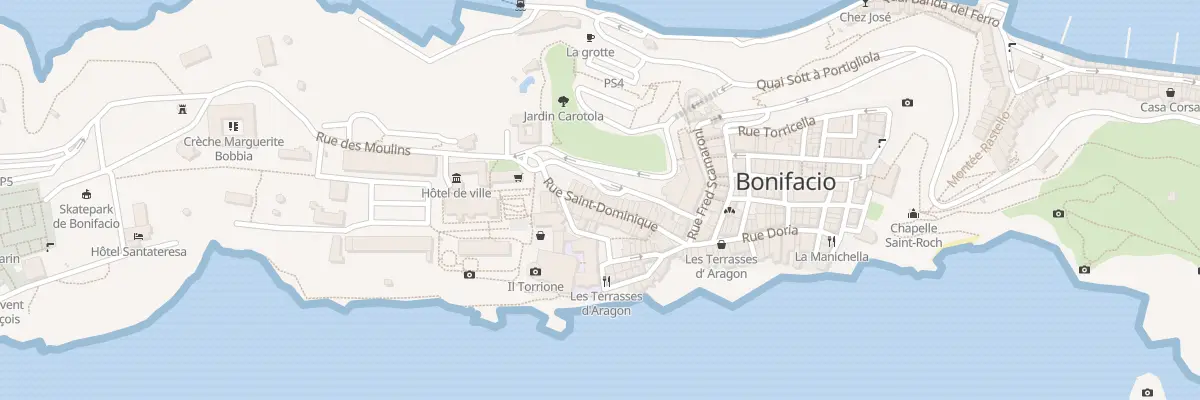 Plan du 28 Rue Saint Dominique à Bonifacio