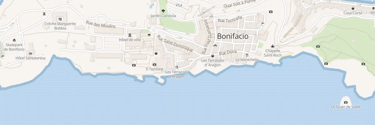 Plan du 9 Rue Simon Varsi à Bonifacio