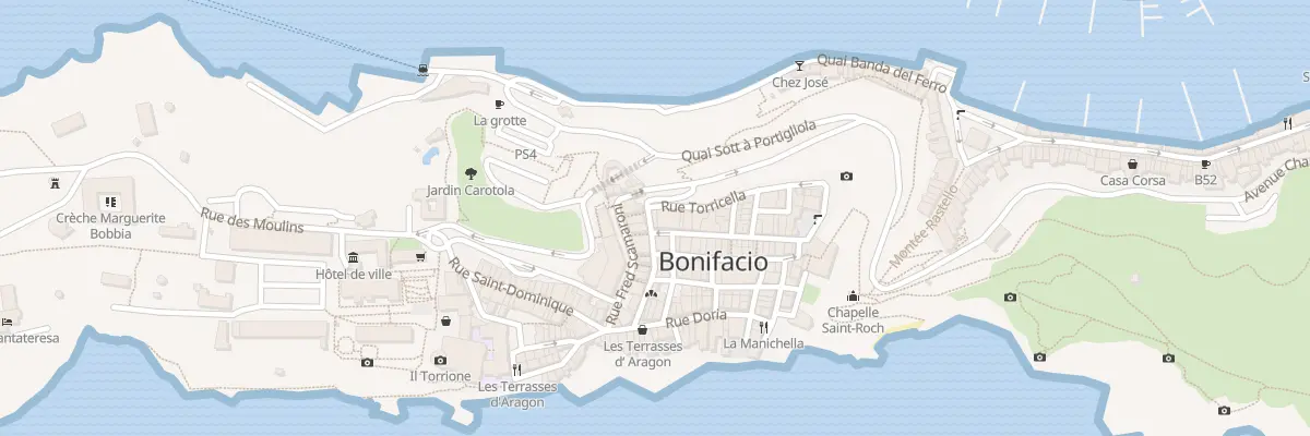 Plan du 5 Rue Longue à Bonifacio