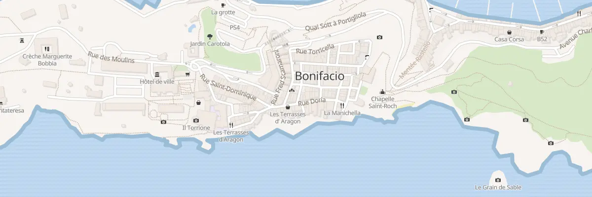Plan du 9 Rue Doria à Bonifacio