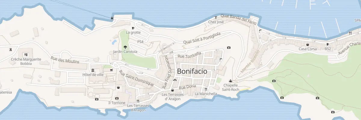 Plan du 13 Rue Longue à Bonifacio