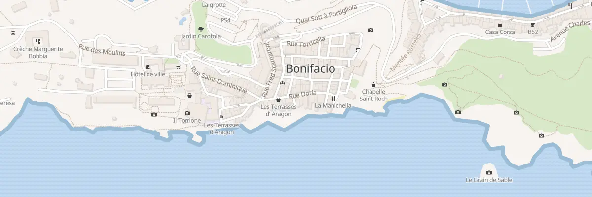 Plan du 18 Rue Doria à Bonifacio