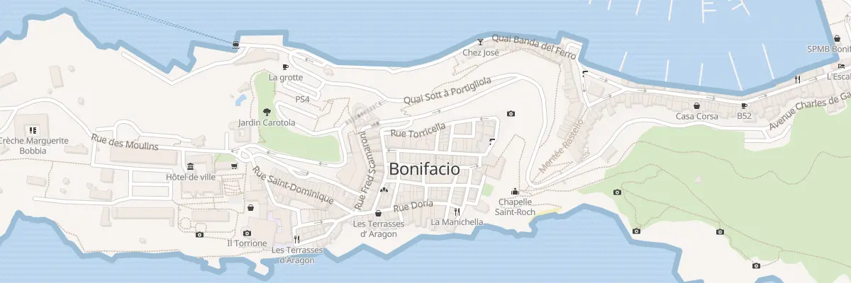 Plan du 23 Rue Longue à Bonifacio