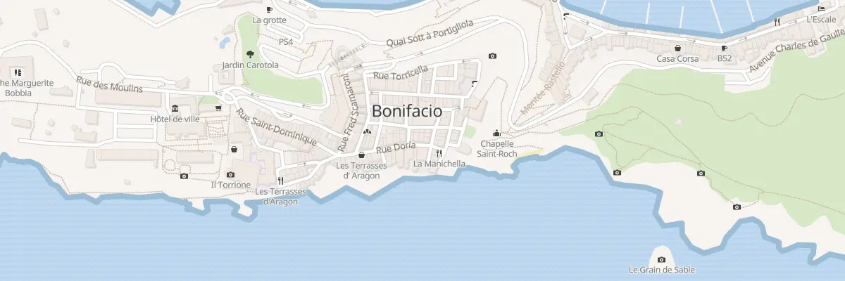 Plan du 29 Rue Doria à Bonifacio