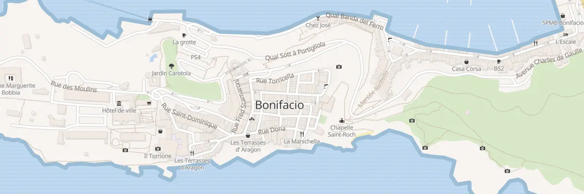 Plan du 18 Rue Longue à Bonifacio