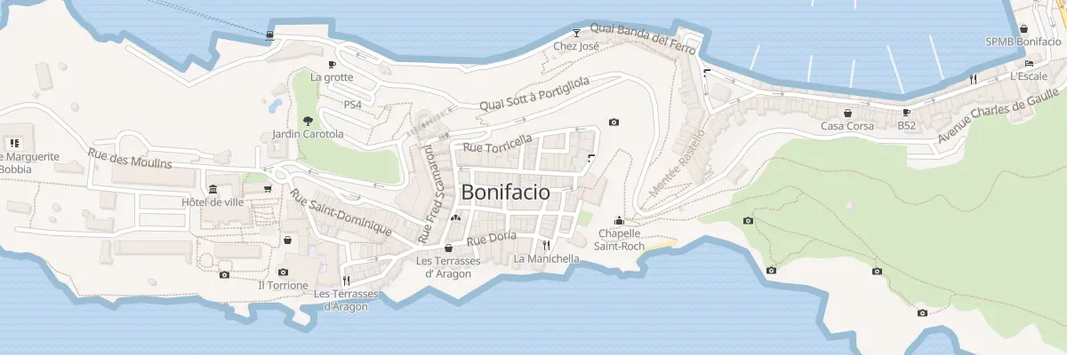 Plan du 20 Rue Longue à Bonifacio