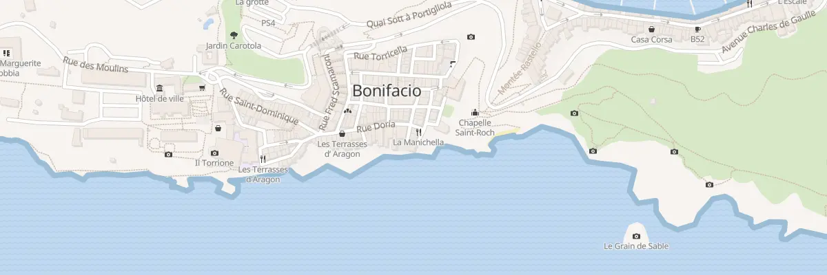 Plan du 2 Rue du Clocher à Bonifacio