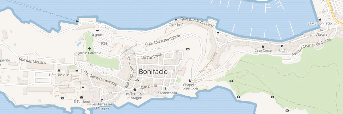 Plan du 3 Rue des Bocche à Bonifacio