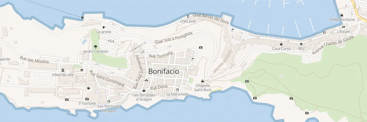 Plan du 7 Rue des Deux Empereurs à Bonifacio
