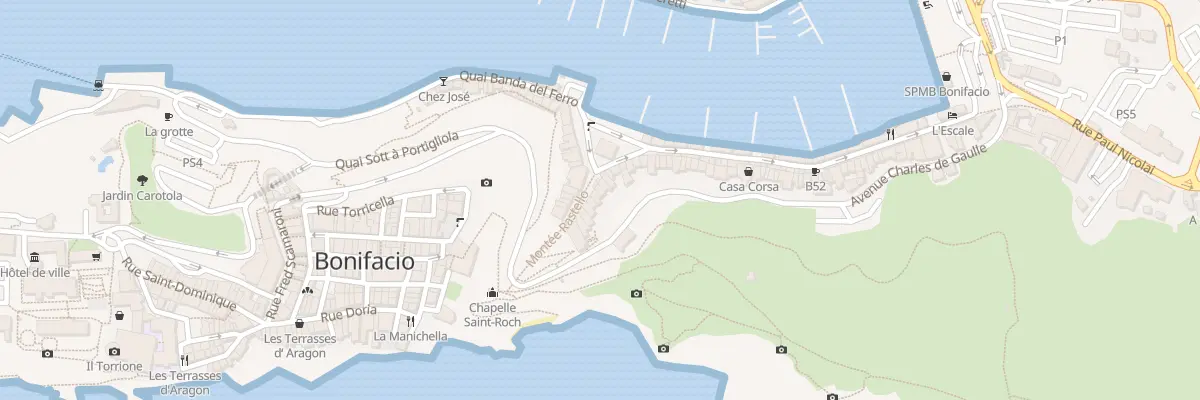 Plan du 9 Mte Rastello à Bonifacio