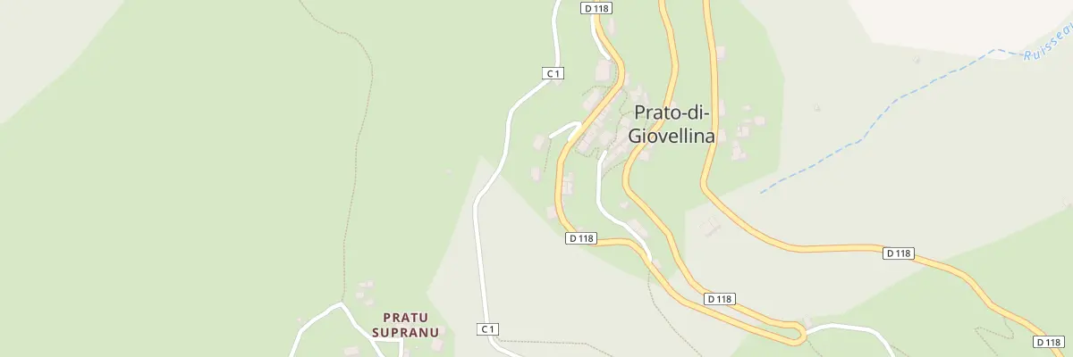 Plan du 5023 Prato Mezzo à Prato-di-Giovellina
