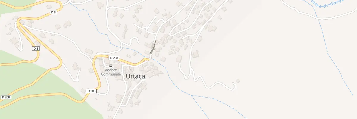 Plan du 535 Poggiola à Urtaca