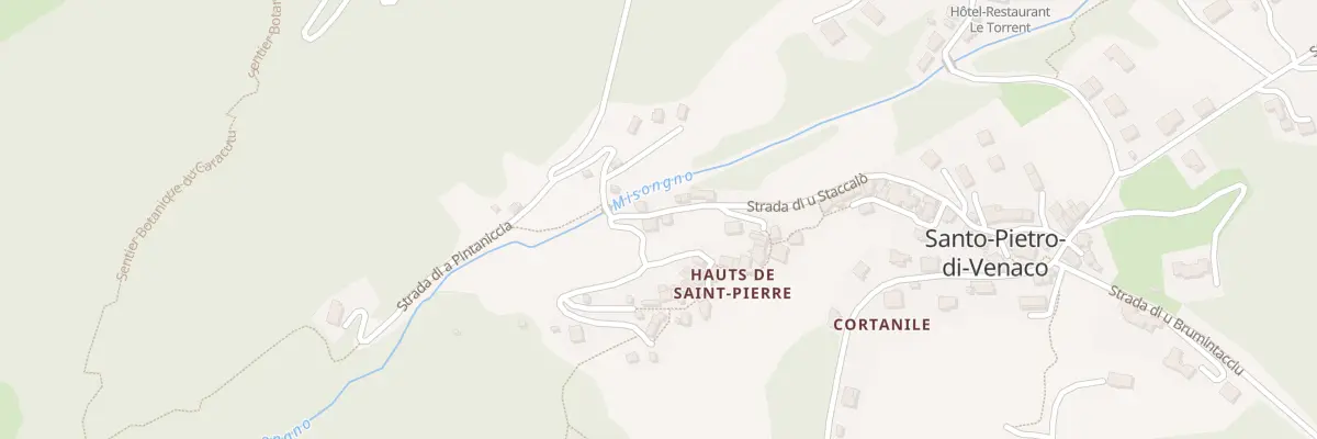 Plan du 61 Mte Cullata Di U Guargalo à Santo-Pietro-di-Venaco
