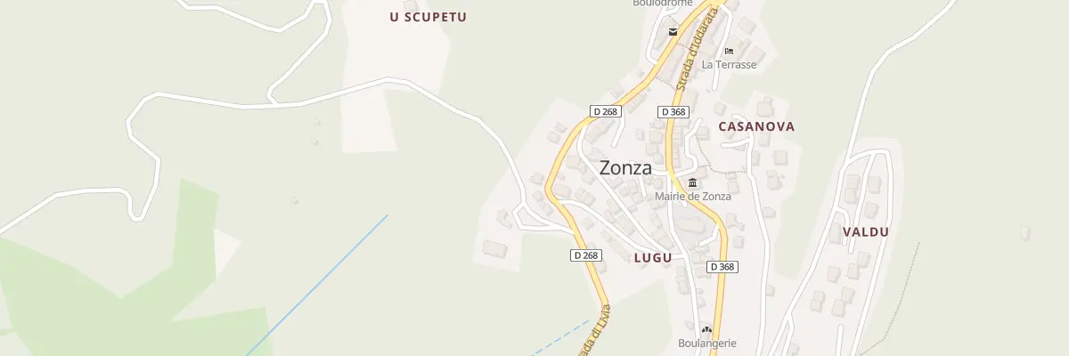 Plan du 5011 Zonza à Zonza
