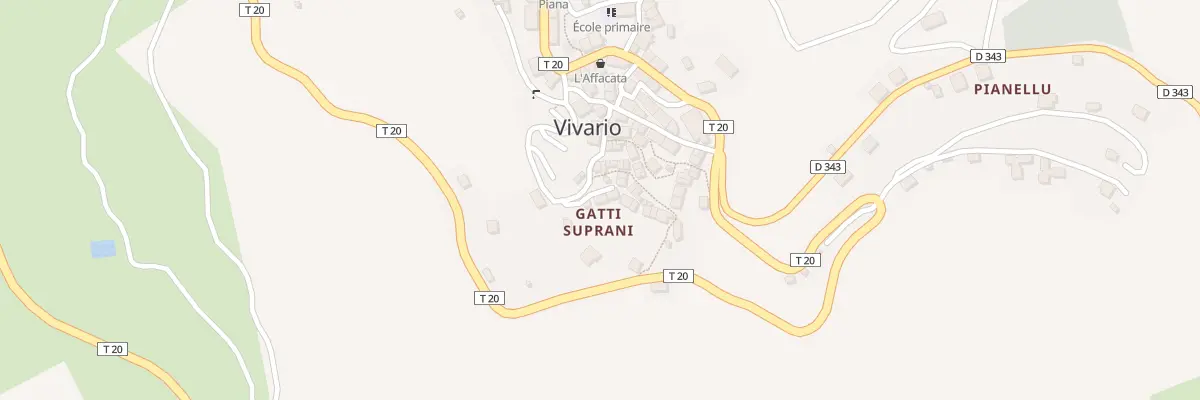 Plan du 5077 Maticcia à Vivario