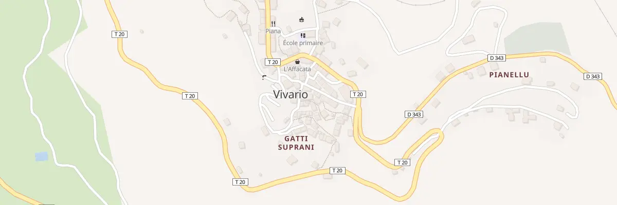 Plan du 5092 Maticcia à Vivario