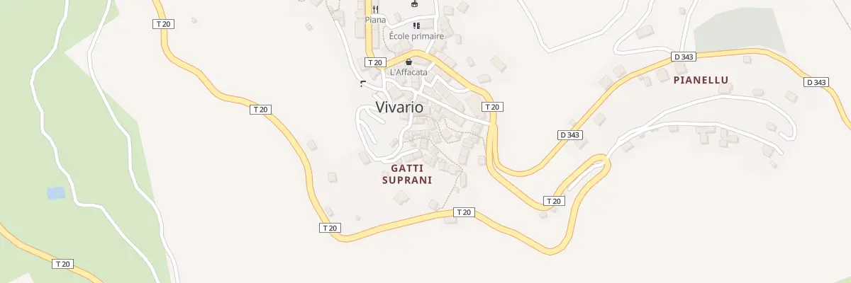 Plan du 5085 Maticcia à Vivario