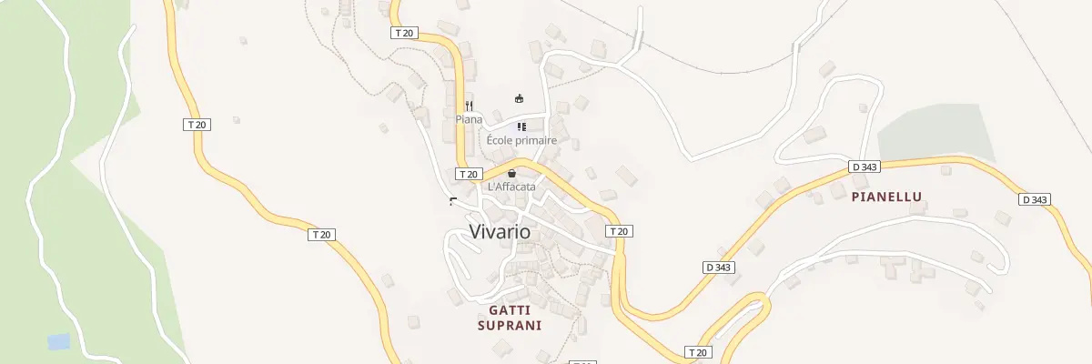 Plan du 5109 Le Village à Vivario