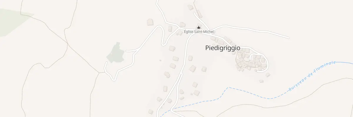 Plan du 5103 Padulella à Piedigriggio