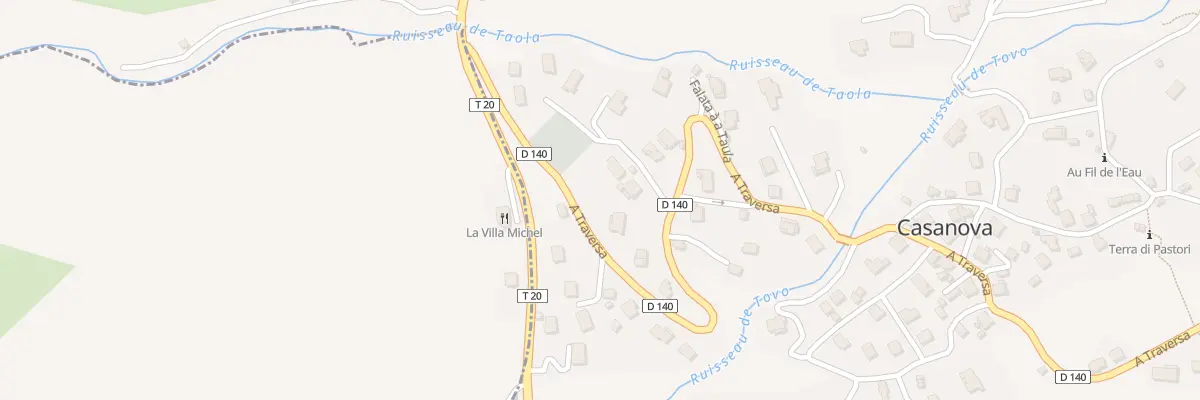 Plan du 5081 Piana A Taola à Casanova