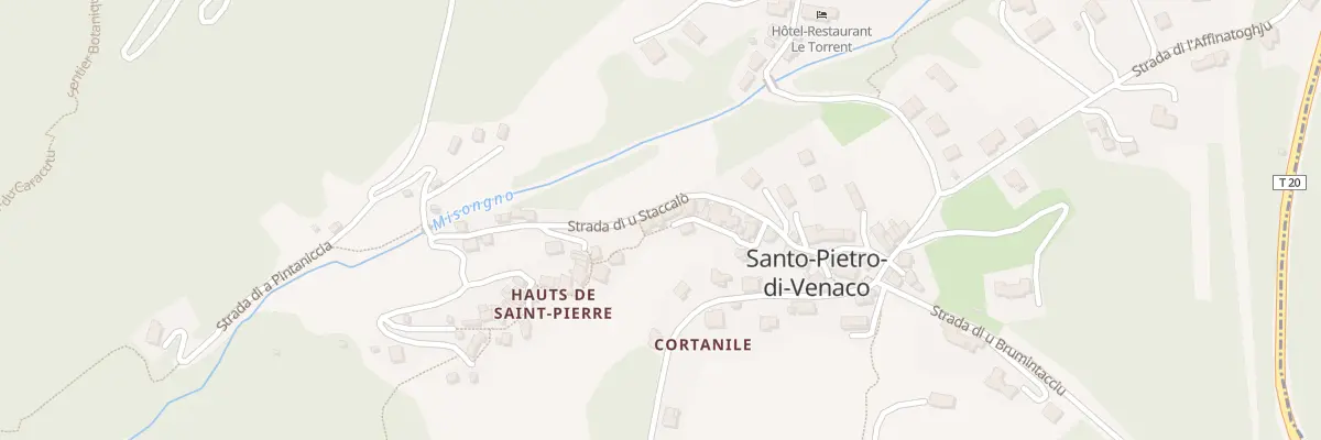 Plan du 5038 Saint Pierre à Santo-Pietro-di-Venaco