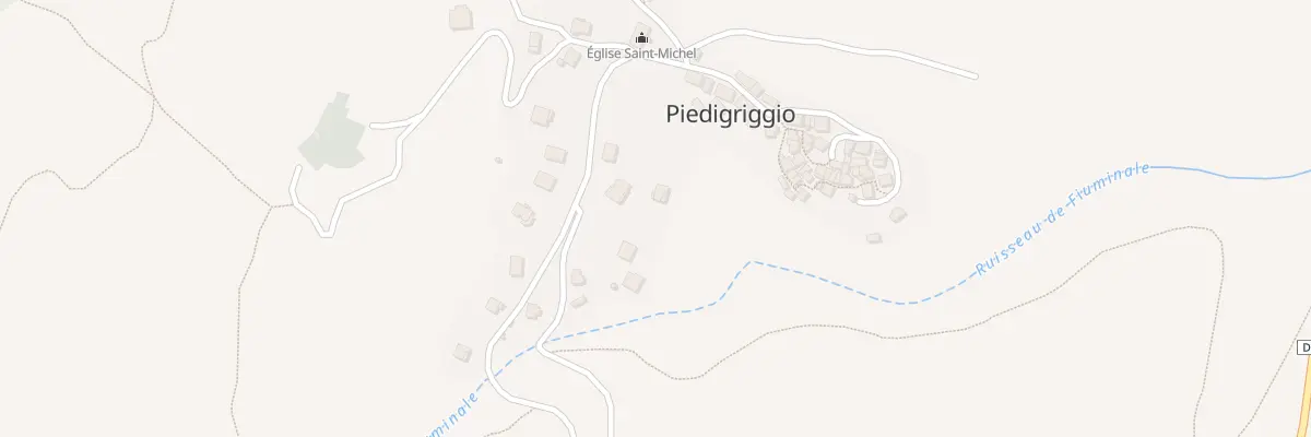 Plan du 5104 Piedigriggio à Piedigriggio