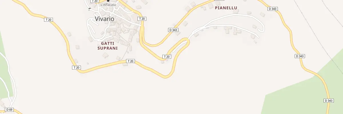 Plan du 5058 Sumerone à Vivario