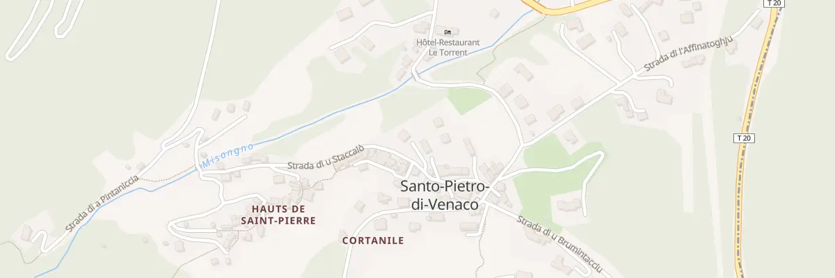 Plan du 5000 Prato à Santo-Pietro-di-Venaco