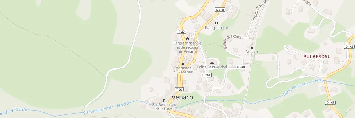 Plan du 5163 Saint Michel à Venaco