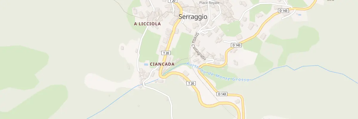 Plan de Ciancada à Venaco