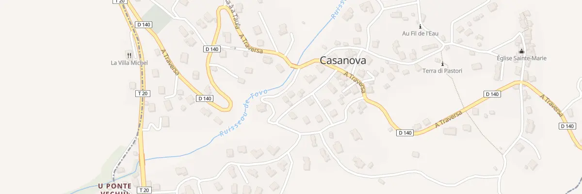 Plan du 5022 Valdo Lentighine à Casanova