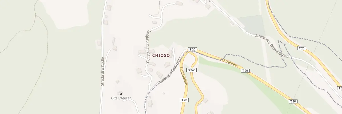 Plan du 9000 Chiove à Santo-Pietro-di-Venaco