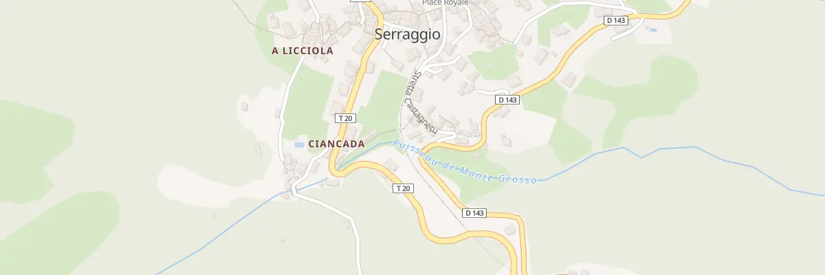 Plan du 5417 Castagnetto à Venaco