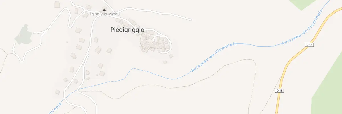 Plan du 5052 Costa à Piedigriggio