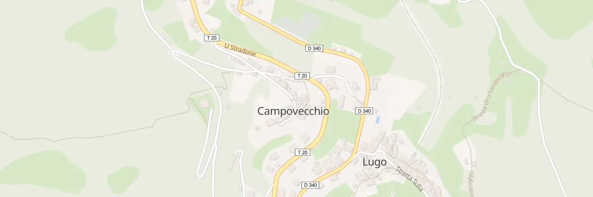 Plan du 5218 Campo Vecchio à Venaco
