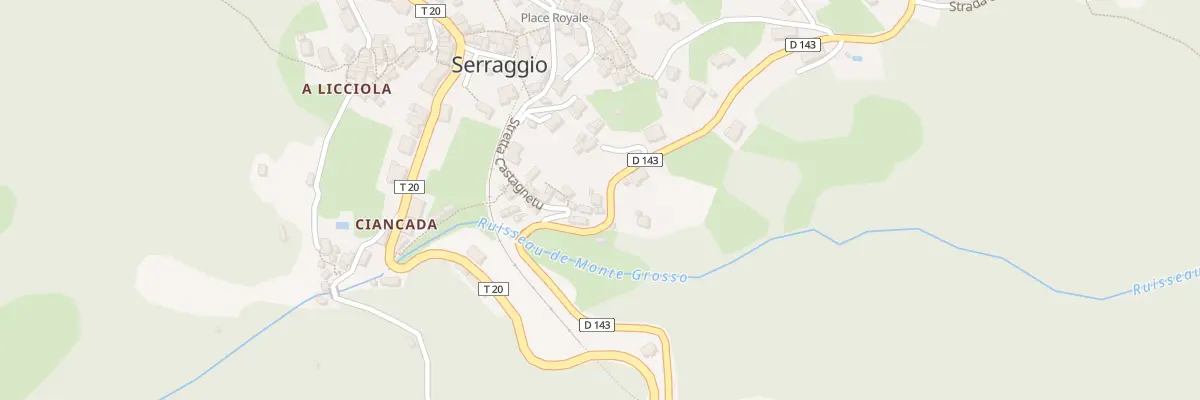 Plan du 5200 Castagnetto à Venaco