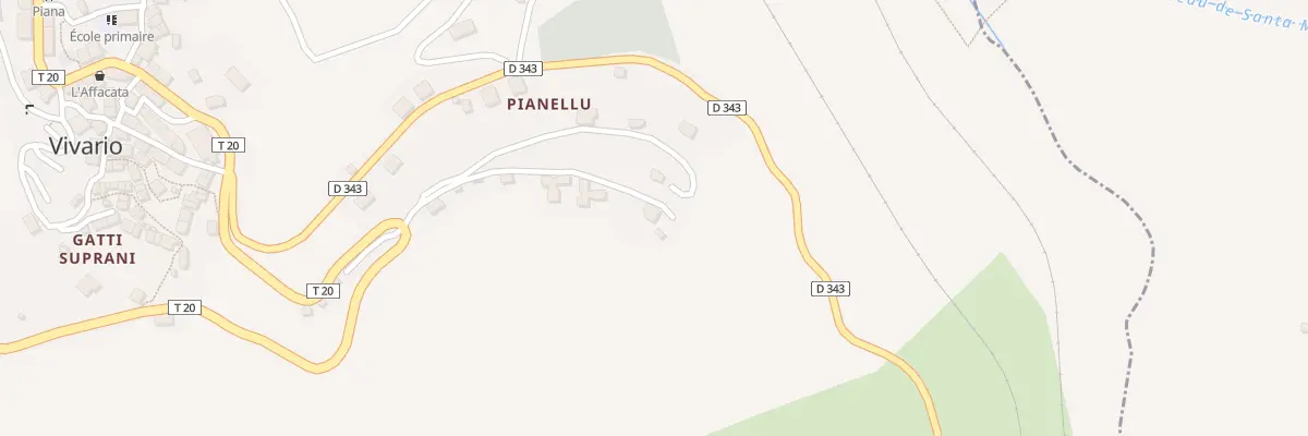 Plan du 5237 Tre Altare à Vivario