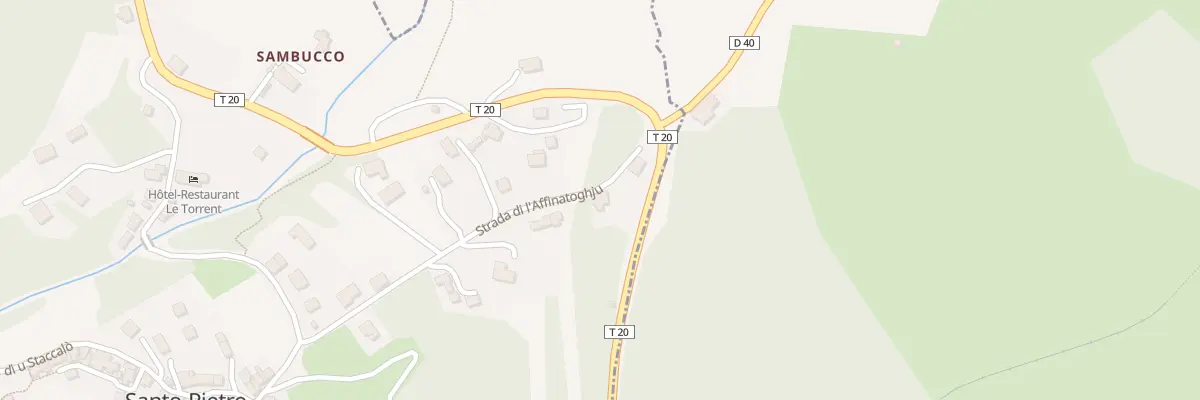 Plan du 5074 Afinatojo à Santo-Pietro-di-Venaco