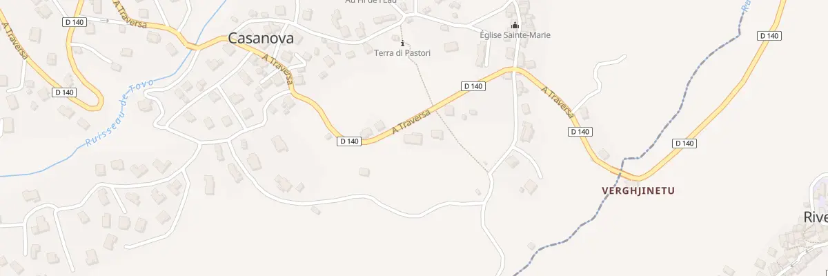 Plan du 5069A Chioso Al Vallo à Casanova