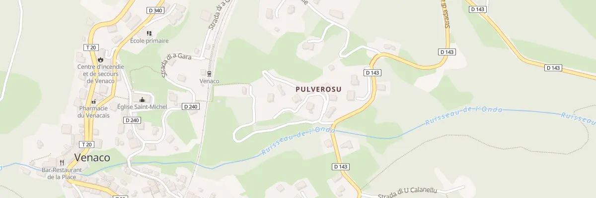 Plan du 5194 Polueroso à Venaco