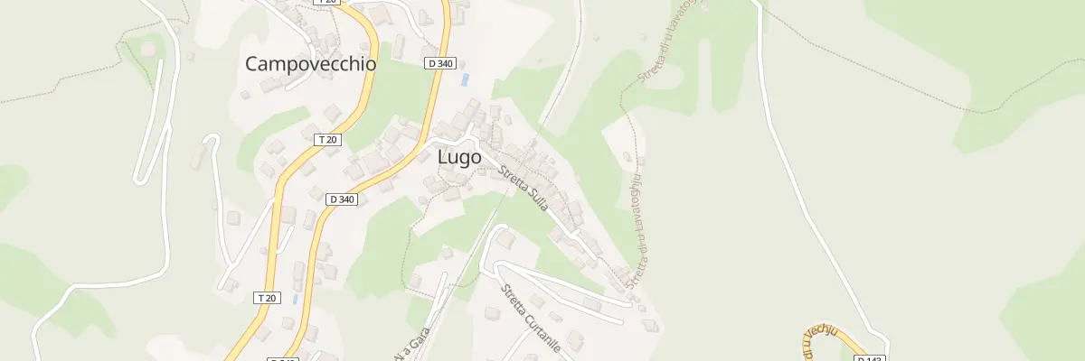 Plan du 5252 Lugo à Venaco