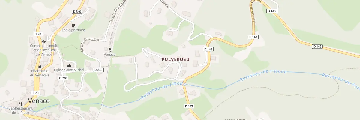 Plan du 5432 Polueroso à Venaco
