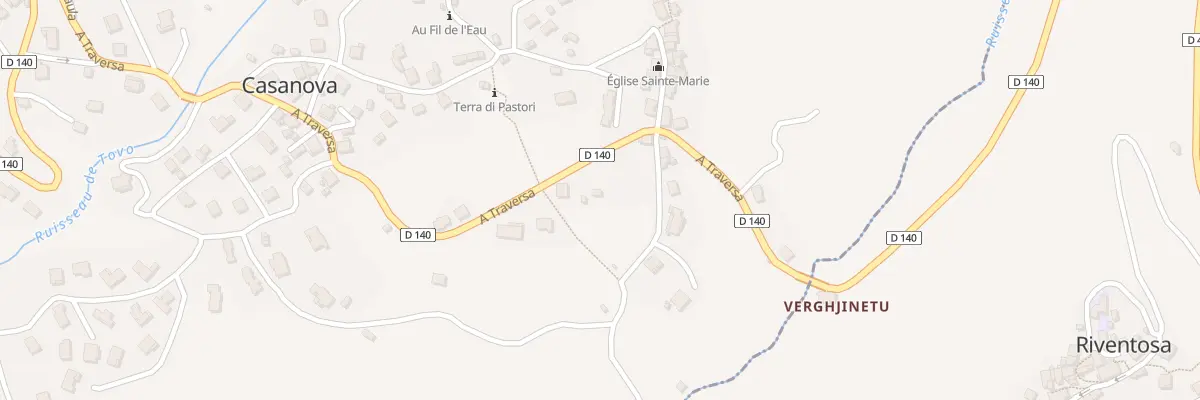 Plan du 5106 Castagneto à Casanova