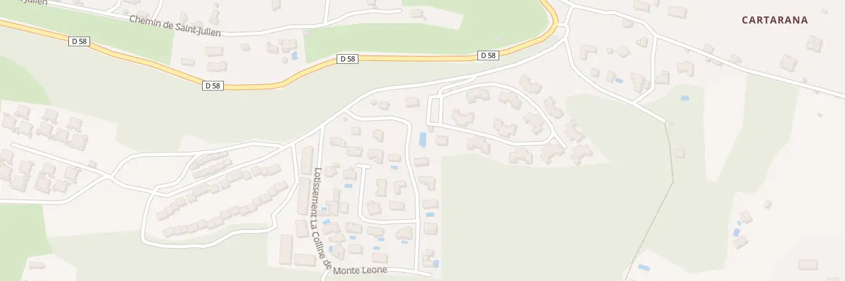 Plan du 6792 Res Hauts de Monte Leone à Bonifacio